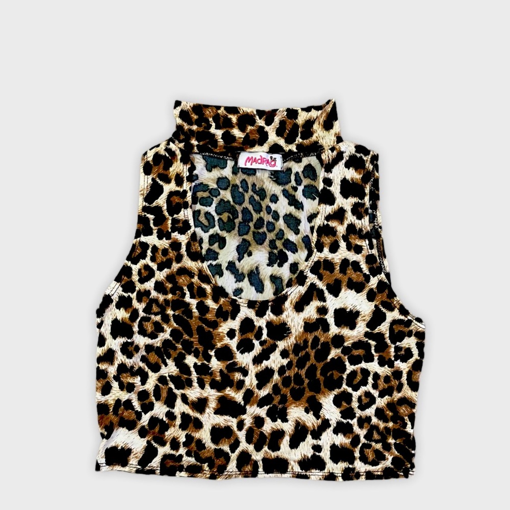 Leopard Print Crop Top